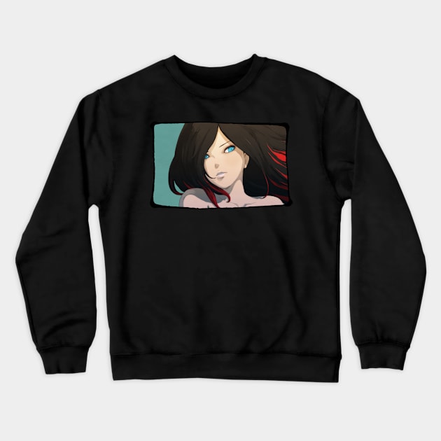 Gravity Rush 2 - Ravan Portrait Crewneck Sweatshirt by Gekidami